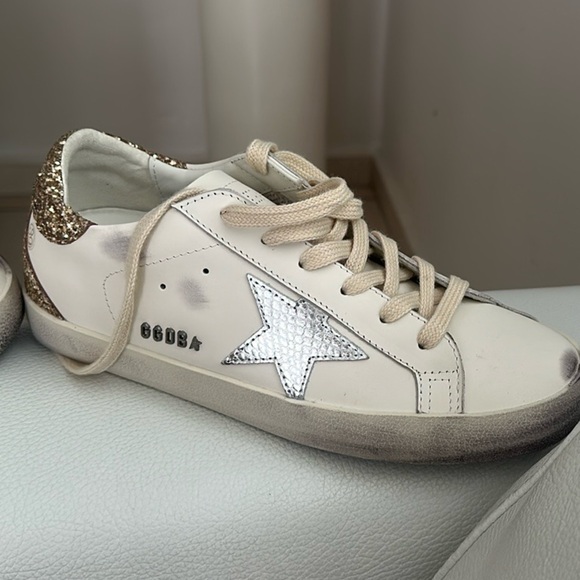 Golden Goose Cream and Silver Star Sneakers Inspiration - Picture 6 of 8